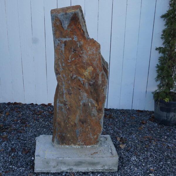 Schiefersäule Naturstein