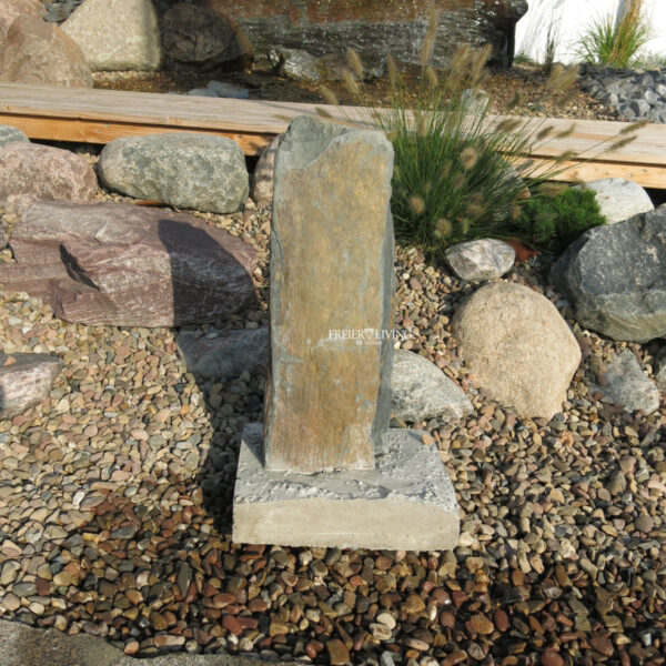 Schiefersäule Naturstein