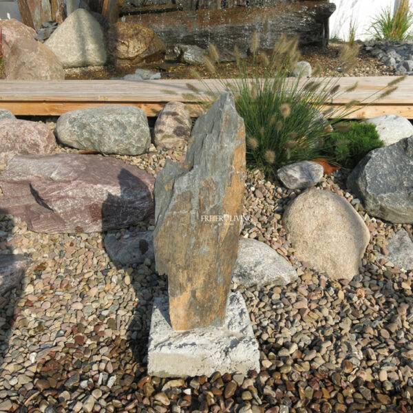 Schiefersäule Naturstein
