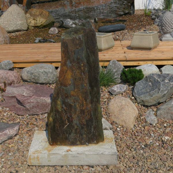 Schiefersäule Naturstein