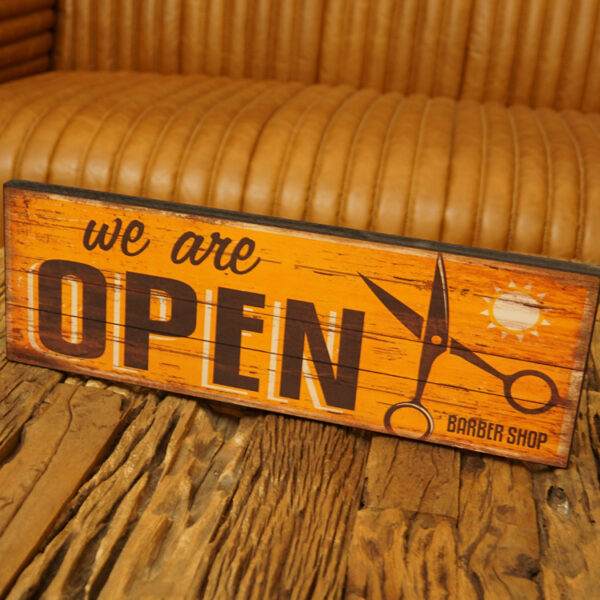 Shabby Chic Schild Open