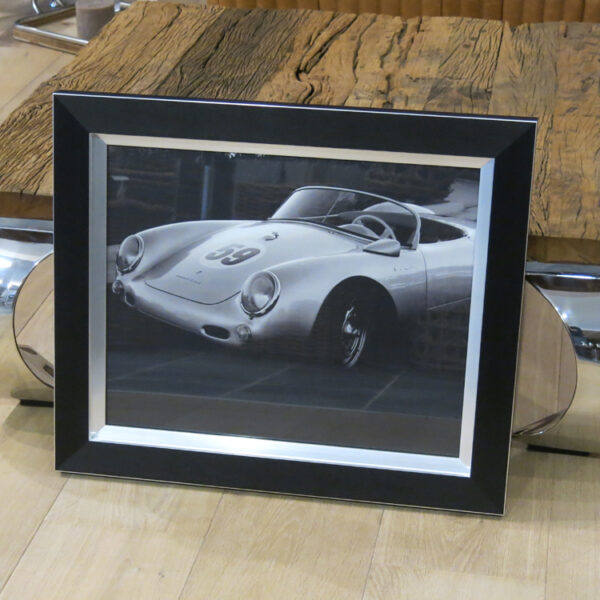 Porsche 550 Spyder silber