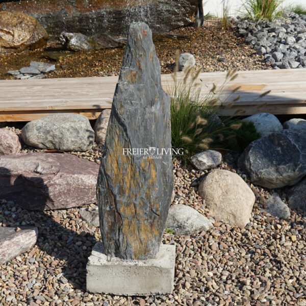Schiefersäule Naturstein