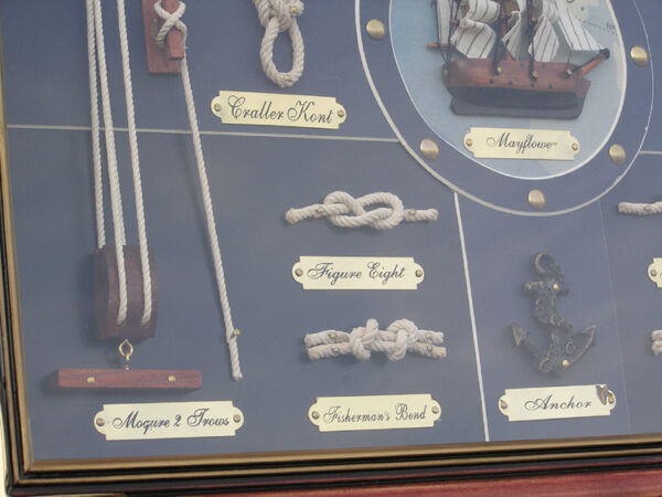 Wandbild Deko Schifferknoten