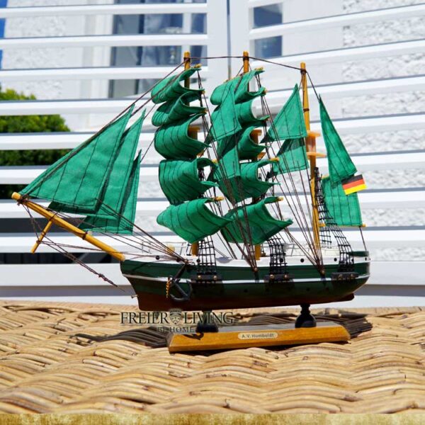 Bark Segelschiffmodell Alexander von Humboldt Holz Modell