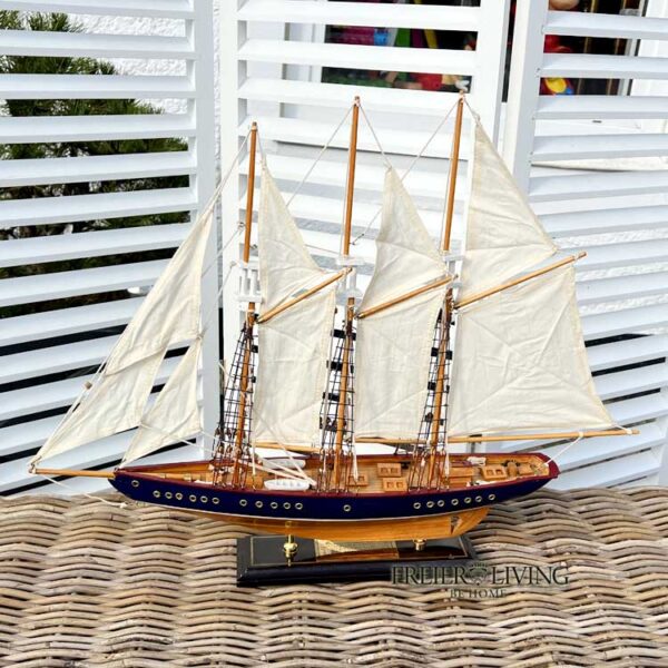Modellschiff Atlantic Segelschiff Segelyacht Yachtmodell