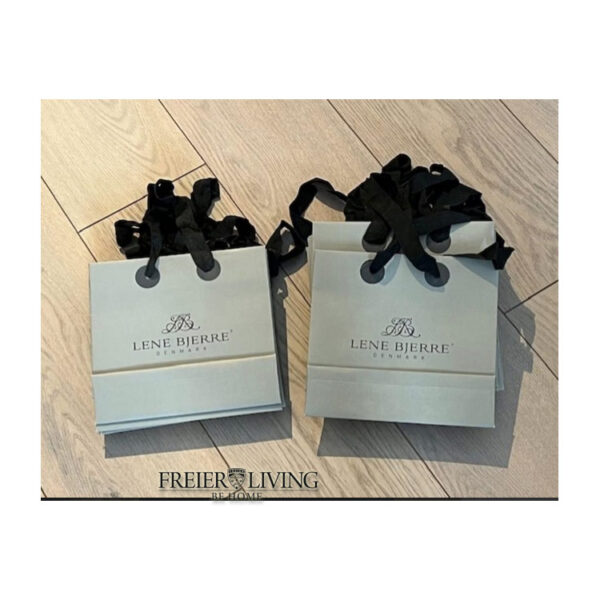 Lene Bjerre Tüte Shopper Papiertaschen Geschäft Shop Luxus