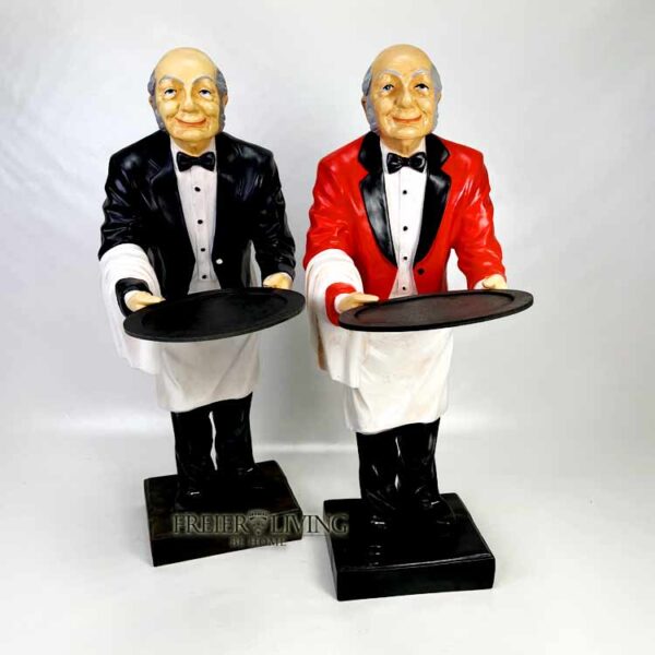 Haus Butler Buttler Bar Statue Deko-Figur H 90 cm