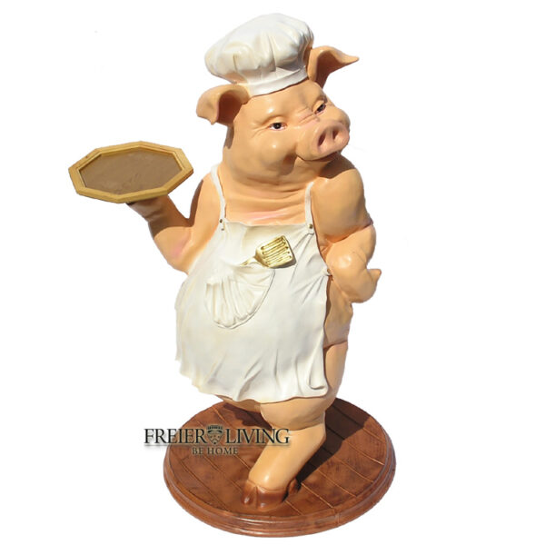 Schweine Koch Butle Dekofigur H 105 cm