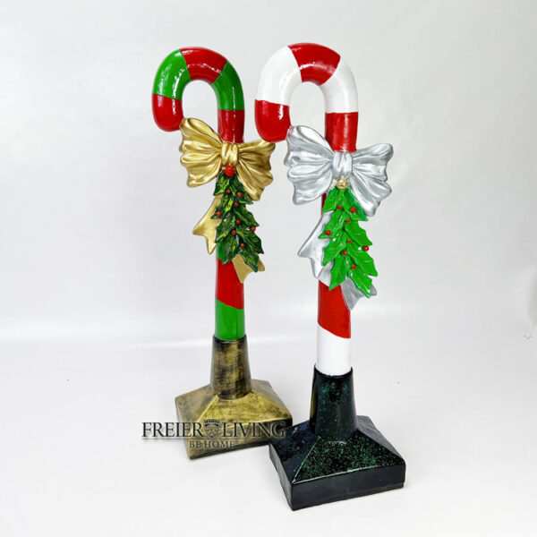 Weihnachtsmann Zuckerstange groß Standfuß