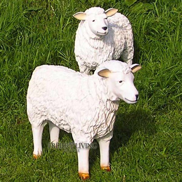 2er Schafe Schäfchen Schafherde als Figuren