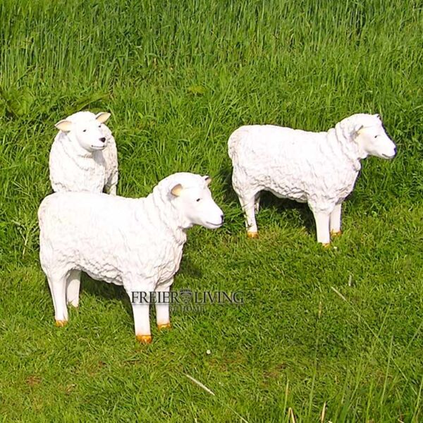 3er Schafe Schäfchen Schafherde als Figuren