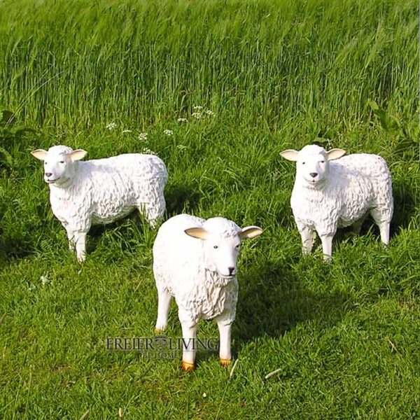 3er Schafe Schäfchen Schafherde als Figuren