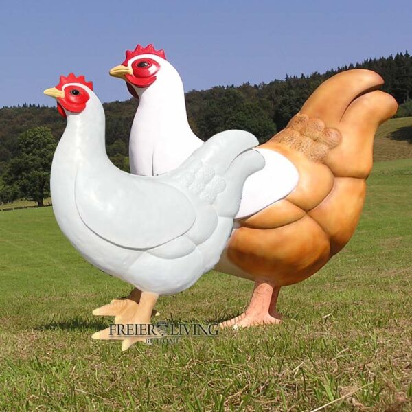 Riesen Huhn als Werbefigur Figur