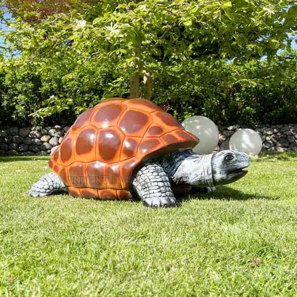 Schildkröte Figur Panzerschildkröte Kröte 115cm