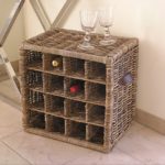 Rattan Flaschenregal