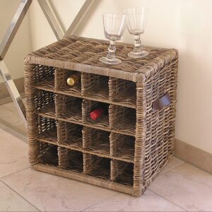 Rattan Flaschenregal