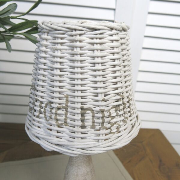 Rattan Tischleuchte