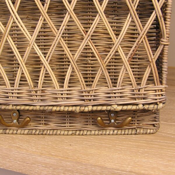 Rattan Schlüsselboard "Letters"