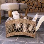 Rattan Zeitungsständer