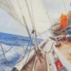 Kunstdruck Segelschiff