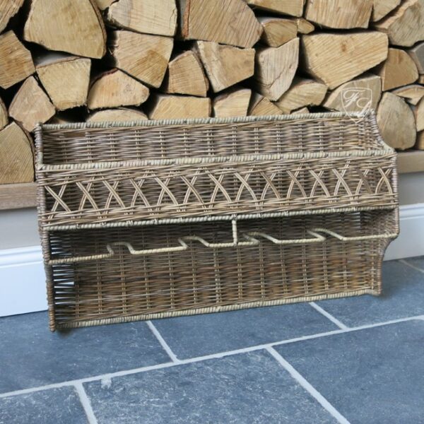 Rattan Weinglasregal