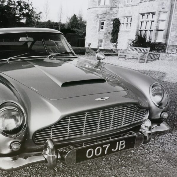 Schwarz Weiss Druck James Bond