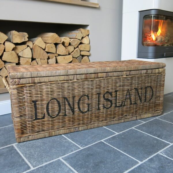 Rattan Truhe Long Island Natur