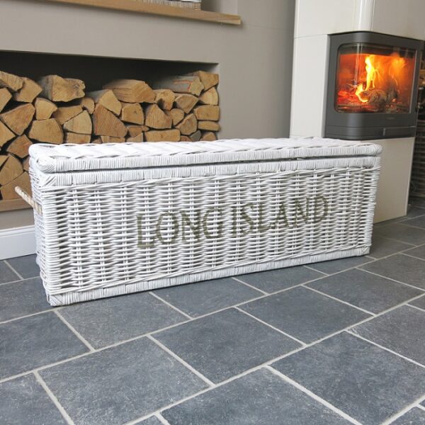 Rattan Truhe Long Island Natur